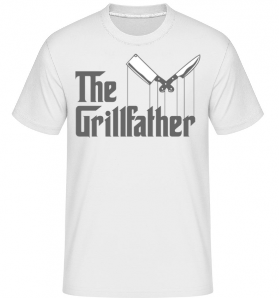 The Grillfather -  T-Shirt Shirtinator homme - Blanc - Devant