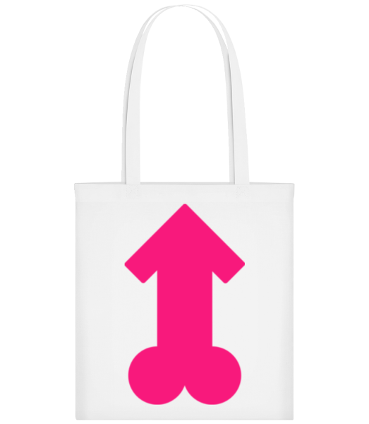 Pink Penis - Tote Bag - Blanc - Devant