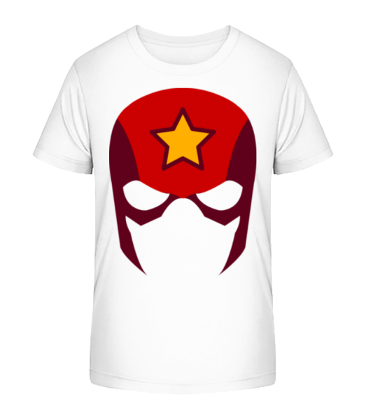 Superhero Icon - T-shirt bio Enfant Stanley Stella - Blanc - Devant