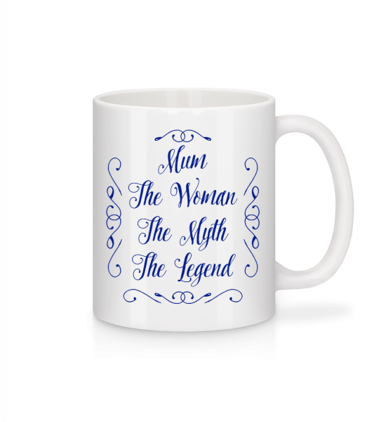Mum - The Legend - Mug en céramique blanc - Blanc - Vorn