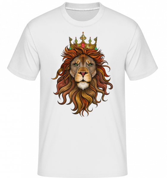 Roi Des Lions -  T-Shirt Shirtinator homme - Blanc - Vorn