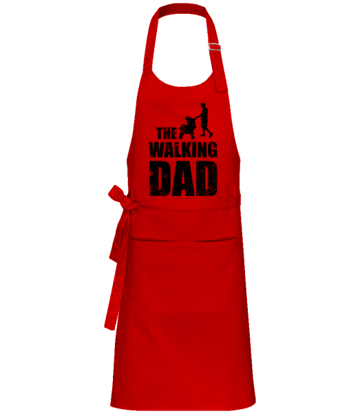 The Walking Dad - Tablier professionnel - Rouge - Devant