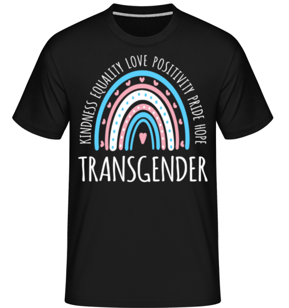 LGBTQ Transgender -  T-Shirt Shirtinator homme - Noir - Devant