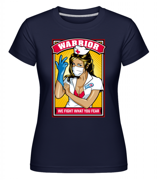 Warrior -  T-shirt Shirtinator femme - Bleu marine - Vorn