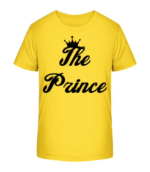 The Prince - T-shirt bio Enfant Stanley Stella - Jaune - Devant