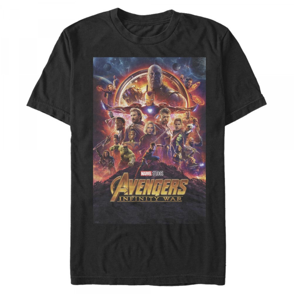Marvel - Avengers Infinity War - Skupina InfinityWar Poster - Homme T-shirt - Noir - Devant