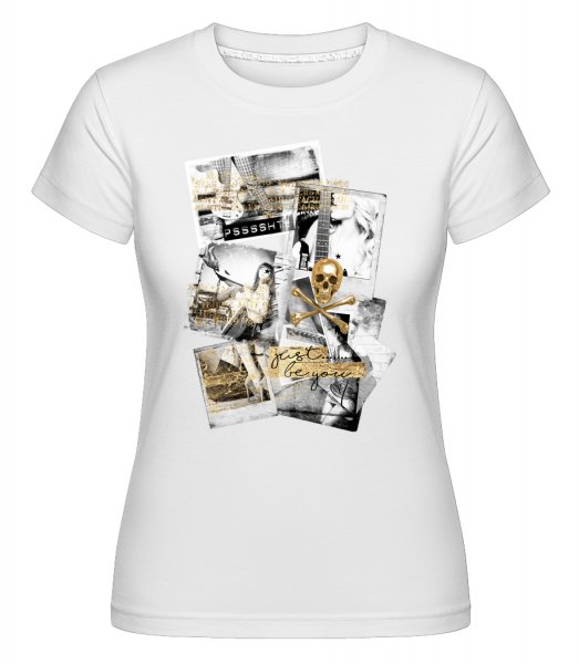 Golden Lifestyle -  T-shirt Shirtinator femme - Blanc - Vorn