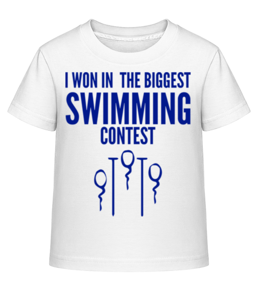 Swimming Contest Sperms - T-shirt shirtinator Enfant - Blanc - Devant