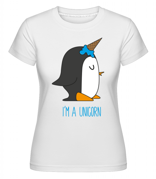 I´M A Unicorn -  T-shirt Shirtinator femme - Blanc - Vorn