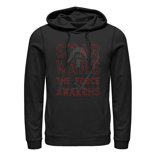 Star Wars - Le Réveil de la Force - Kylo Ren Darkened - Unisex Sweat à capuche - Noir - Devant
