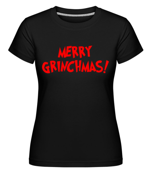 Merry Christmas! -  T-shirt Shirtinator femme - Noir - Devant