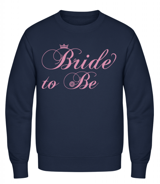 Bride To Be - Sweat-shirt classique avec manches set-in - Marine - Vorn