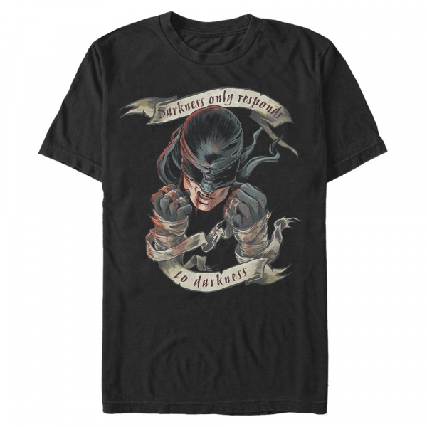 Marvel - The Defenders - Daredevil Darkness Revenge - Homme T-shirt - Noir - Devant