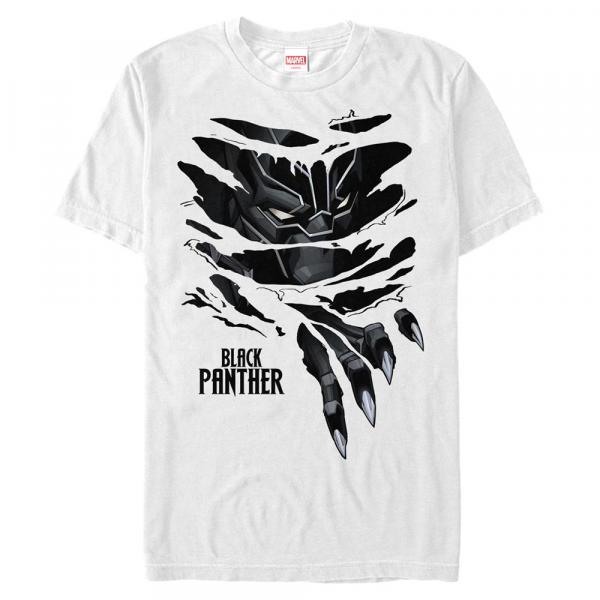 Marvel - Avengers - Black Panther Panther Breakthrough - Homme T-shirt - Blanc - Devant