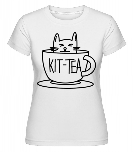 Kit Tea -  T-shirt Shirtinator femme - Blanc - Devant