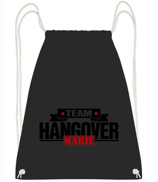 Team Hangover Marié - Sac à dos Drawstring - Noir - Vorn