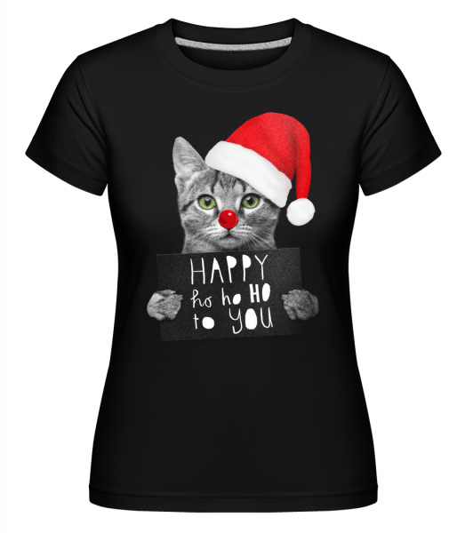 Happy Ho Ho Ho To You -  T-shirt Shirtinator femme - Noir - Vorn