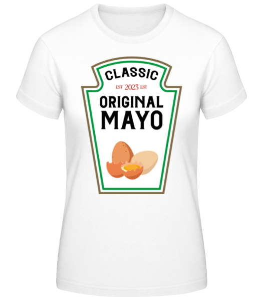 Classic Original Mayo - T-shirt standard Femme - Blanc - Devant