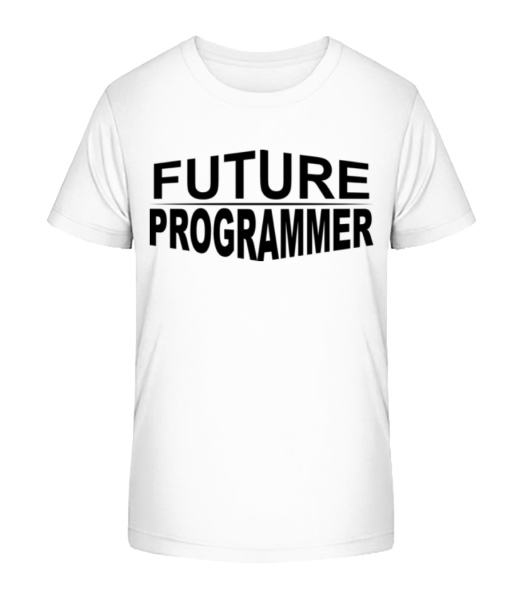 Future Programmer - T-shirt bio Enfant Stanley Stella - Blanc - Devant