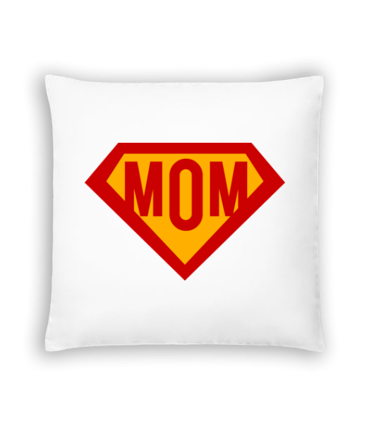 Mom Superhero - Coussin - Blanc - Devant