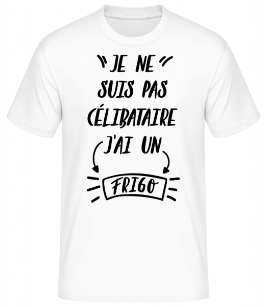 J'Ai Un Frigo - T-shirt standard Homme - Blanc - Vorn