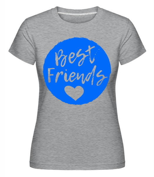 Best Friends Love -  T-shirt Shirtinator femme - Gris bruyère - Vorn