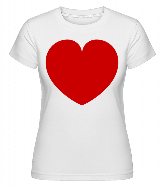 Love Heart -  T-shirt Shirtinator femme - Blanc - Vorn