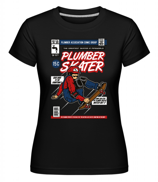 Plumber Skater -  T-shirt Shirtinator femme - Noir - Vorn