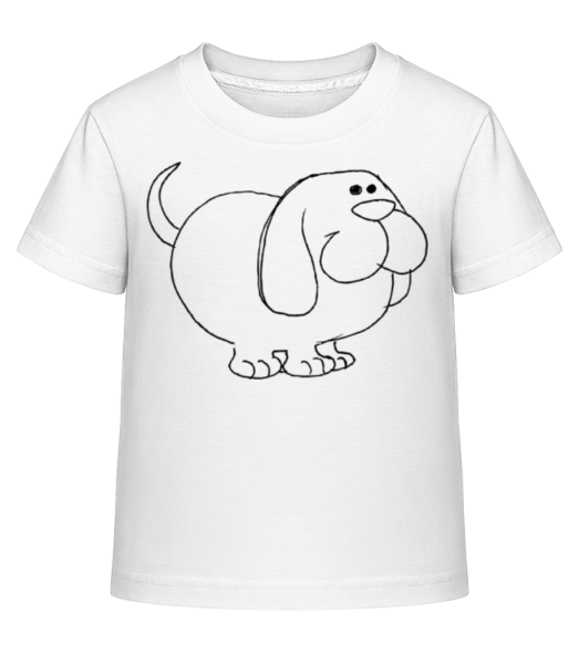 Enfant Comic - Chien - T-shirt shirtinator Enfant - Blanc - Devant