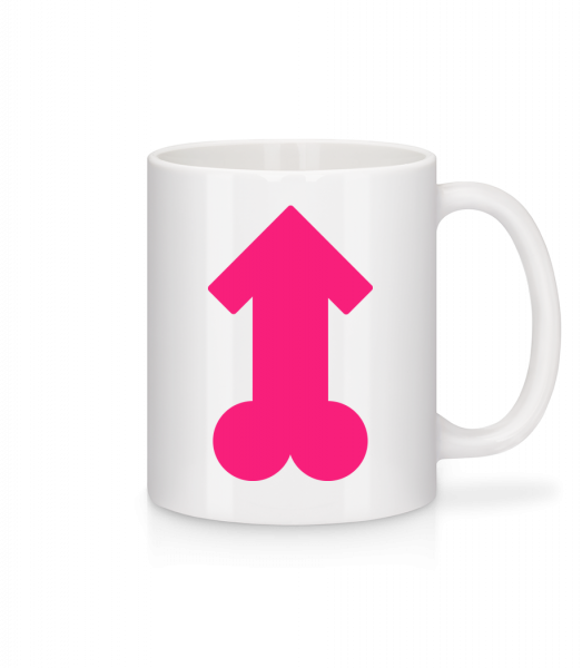 Pink Penis - Mug en céramique blanc - Blanc - Vorn