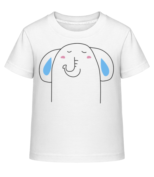 Éléphant Mignon - T-shirt shirtinator Enfant - Blanc - Devant