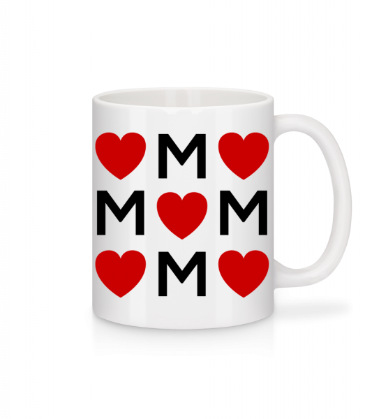 Amour Maman - Mug en céramique blanc - Blanc - Vorn
