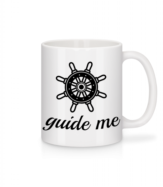 Guide Me - Mug en céramique blanc - Blanc - Vorn