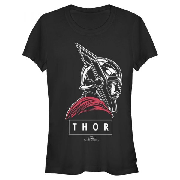 Marvel - Thor Ragnarok - Thor Of Asgard - Femme T-shirt - Noir - Devant