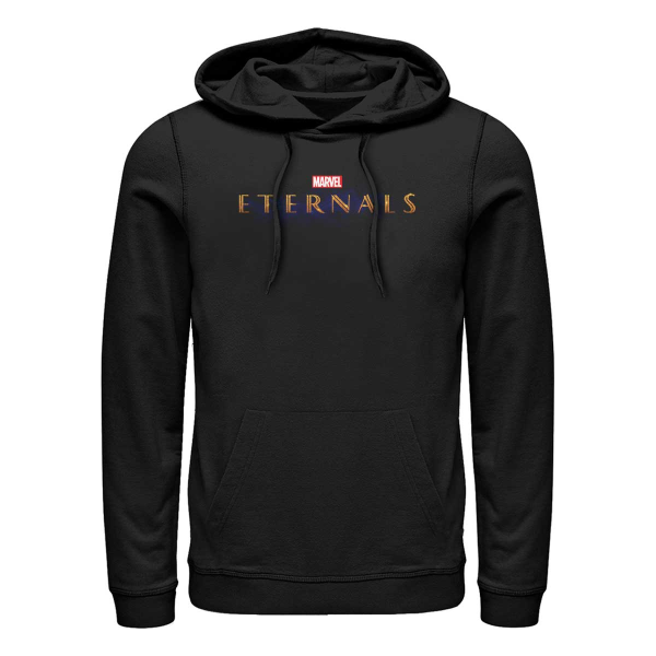 Marvel - Eternals - Movie Logo Logo - Unisex Sweat à capuche - Noir - Devant