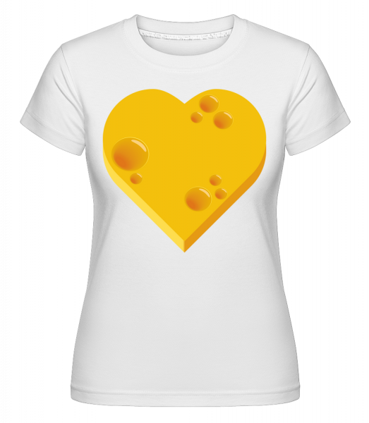 Coeur De Fromage -  T-shirt Shirtinator femme - Blanc - Vorn