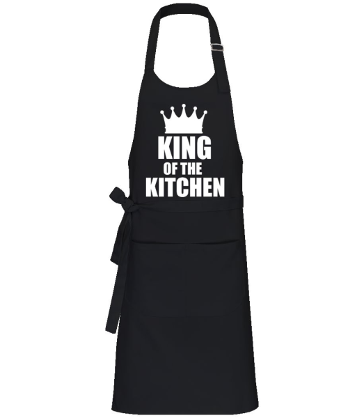 King Of the Kitchen - Tablier professionnel - Noir - Devant