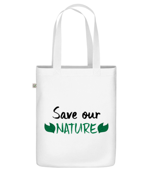 Save Our Nature - Sac en toile bio - Blanc - Devant