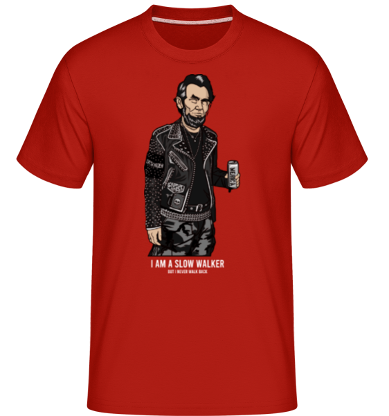 Lincoln Street Punk -  T-Shirt Shirtinator homme - Rouge - Devant