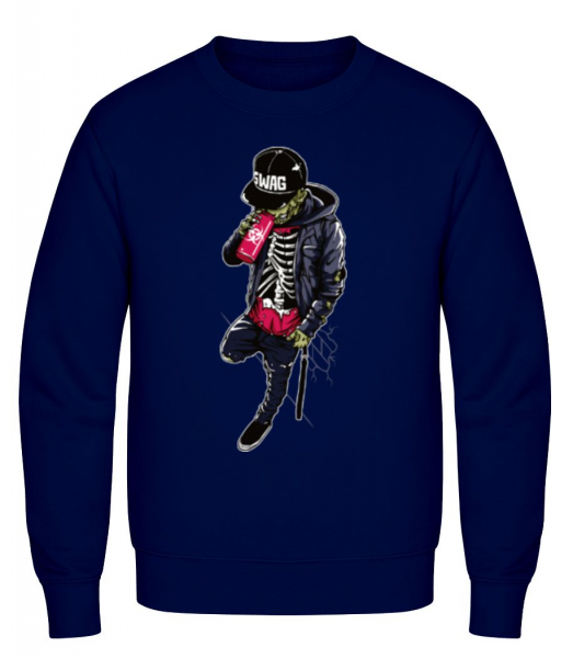 Zombie Swag - Sweatshirt Homme - Bleu marine - Devant