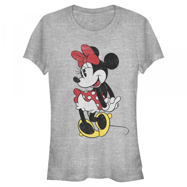 Disney Classics - Mickey Mouse - Minnie Mouse Classic Minnie - Femme T-shirt - Gris chiné - Devant