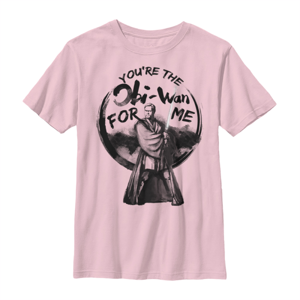 Star Wars - Obi-Wan ObiWan for Me - Enfant T-shirt - Rose - Devant