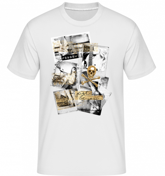 Golden Lifestyle -  T-Shirt Shirtinator homme - Blanc - Vorn