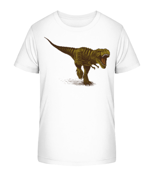 T-Rex - T-shirt bio Enfant Stanley Stella - Blanc - Devant