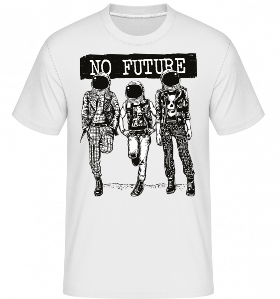 No Future -  T-Shirt Shirtinator homme - Blanc - Vorn