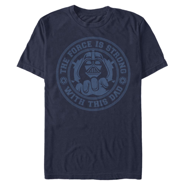 Star Wars - Darth Vader Vader Dad - Father's Day - Homme T-shirt - Bleu marine - Devant