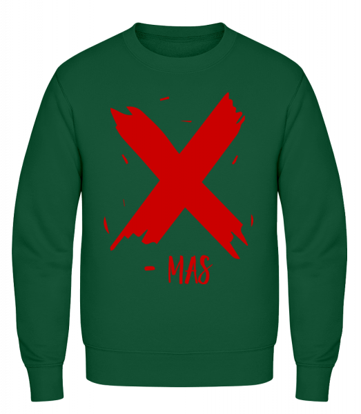 X - MAS - Sweatshirt Homme AWDis - Vert bouteille - Vorn