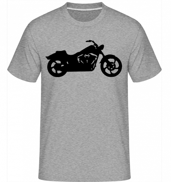 Ombre De Moto -  T-Shirt Shirtinator homme - Gris bruyère - Vorn