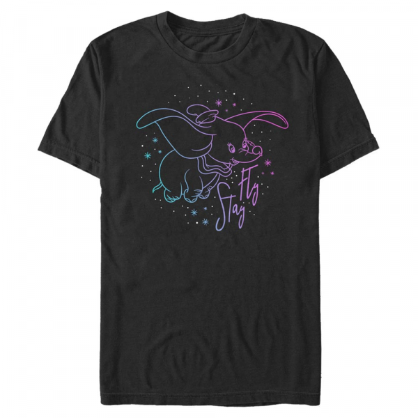 Disney Classics - Dumbo - Dumbo Stay Fly - Homme T-shirt - Noir - Devant