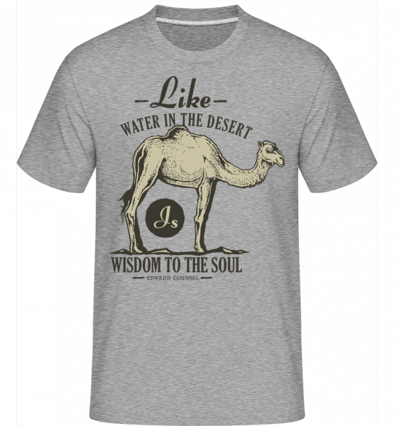 Camel -  T-Shirt Shirtinator homme - Gris chiné - Vorn